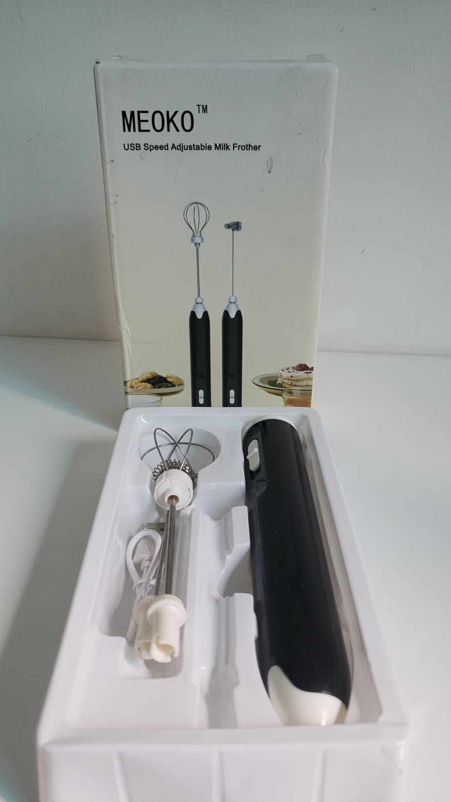 Batidor espumador electrico